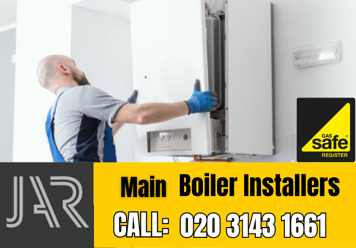 Main boiler installation Thamesmead